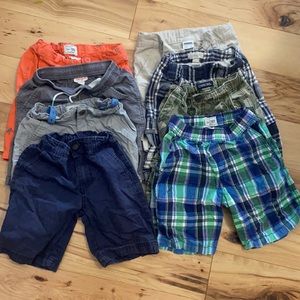 Lot of 8 boys shorts size 6.